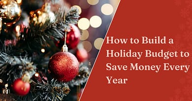 build holiday budget to save money