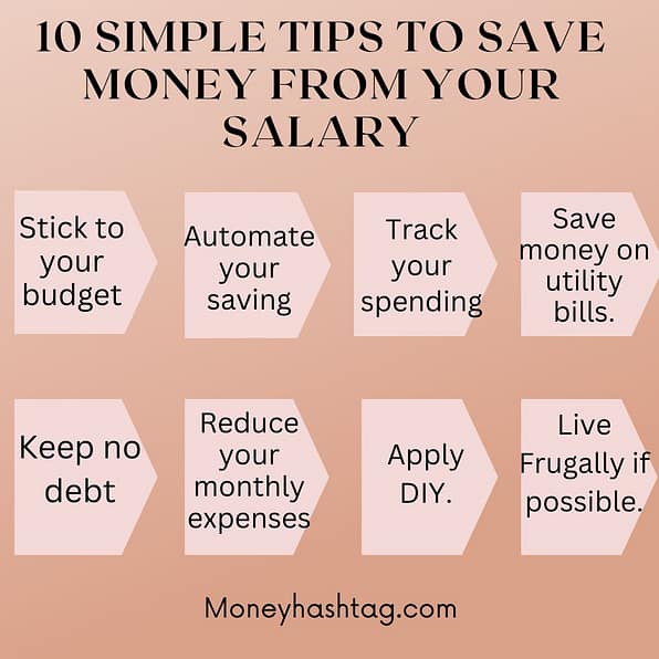 save money from your salary